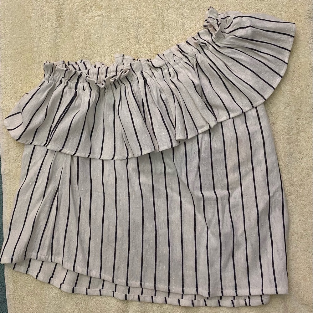 Billabong One Shoulder Ruffle Top